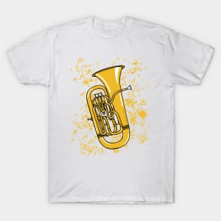 Euphonium Teacher Euphoniumist Brass Musician T-Shirt